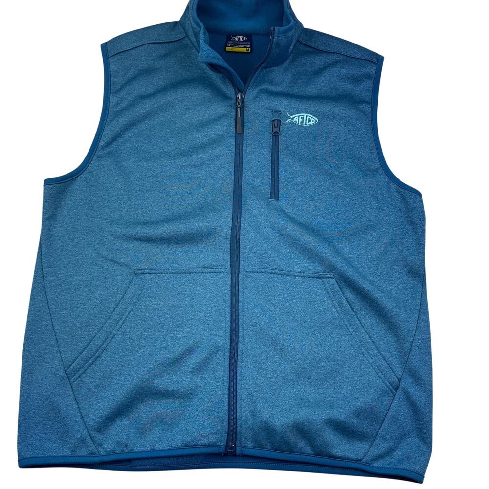 AFTCO Softshell Fleece Lined Performance Outdoor Outerwear Vest Men's Size M
